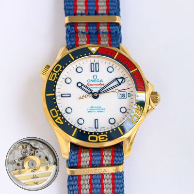 Omega Seamaster 007 Movement Stainless Steel 42MM Men Mechanical Watch